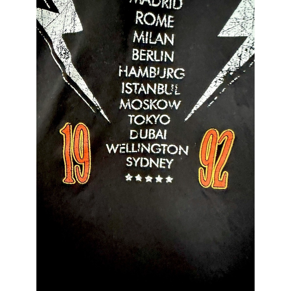 Fearless World Tour Graphic T-Shirt Women's Medium Black Eagle Band Tee - Picture 6 of 7